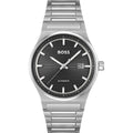 Hugo Boss Gray Stainless Steel Dress Watch Hugo Boss