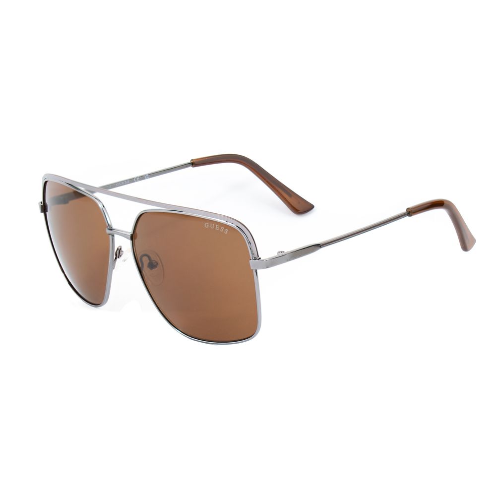 Guess Gray Metal Sunglasses Guess