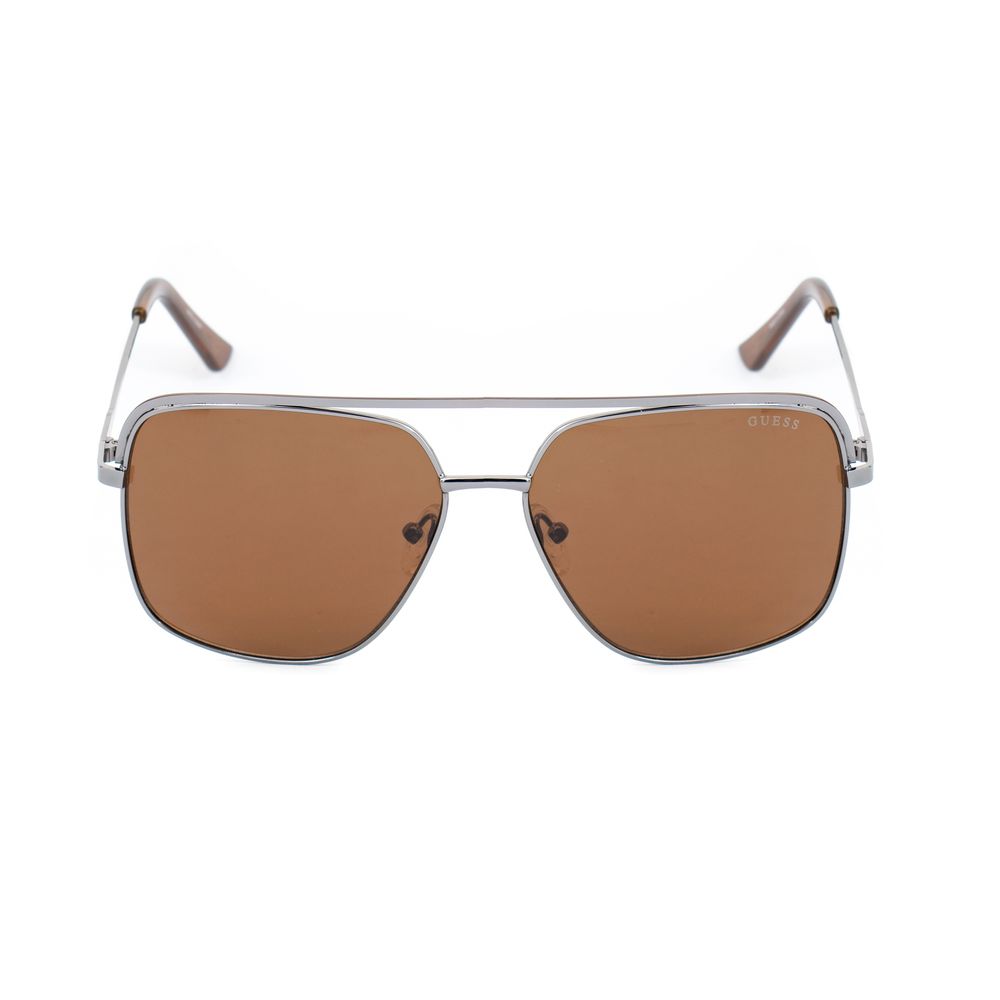 Guess Gray Metal Sunglasses Guess