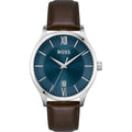Hugo Boss Brown Leather Dress Watch Hugo Boss