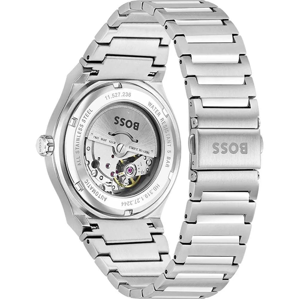 Hugo Boss Gray Stainless Steel Dress Watch Hugo Boss