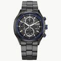 Citizen Black Stainless Steel Sport Watch Citizen