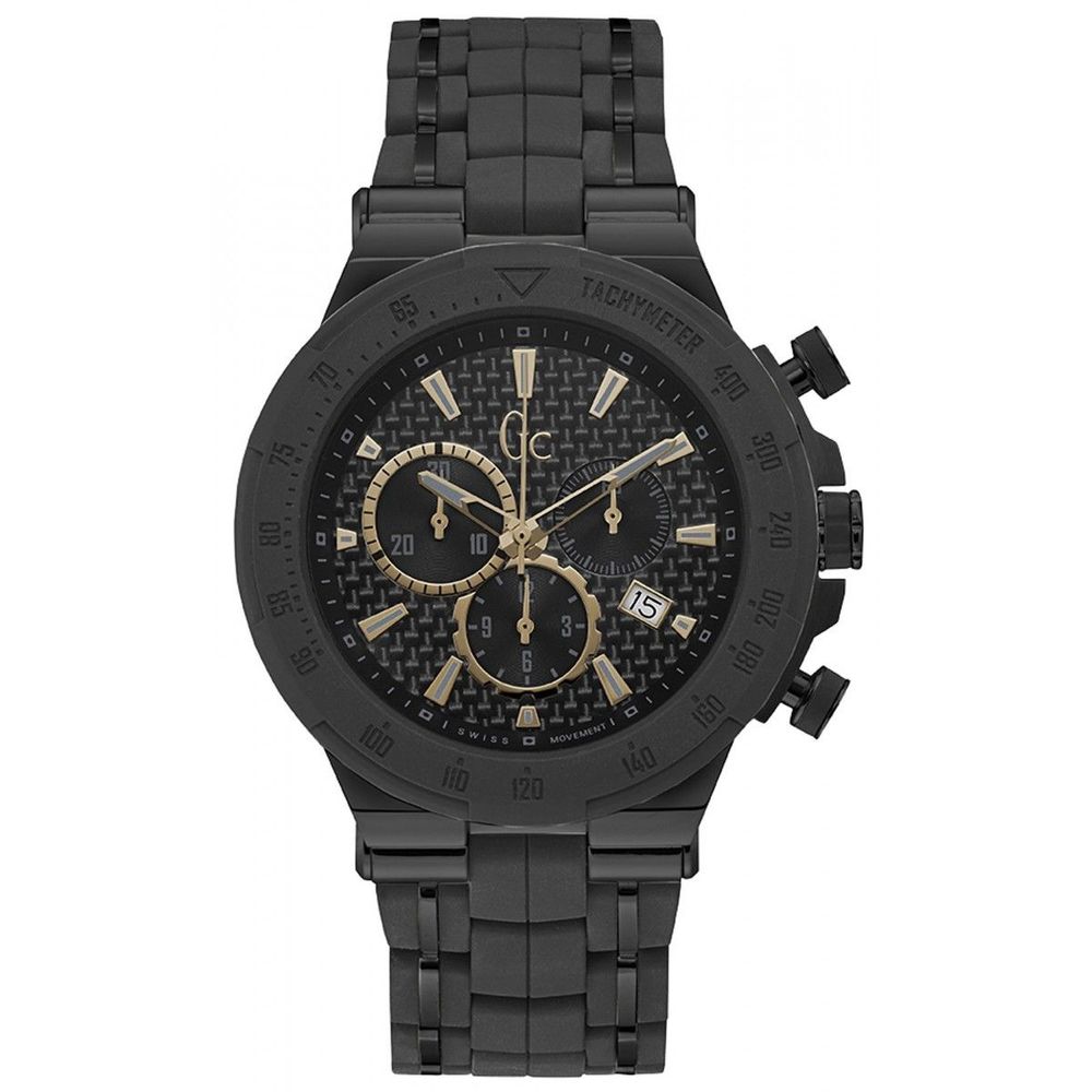 GC Black Stainless Steel Dress Watch GC