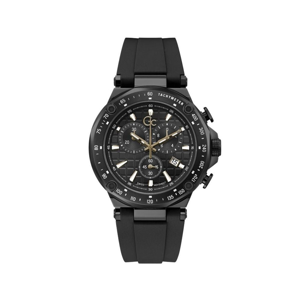 GC Black Synthetic Sport Watch GC