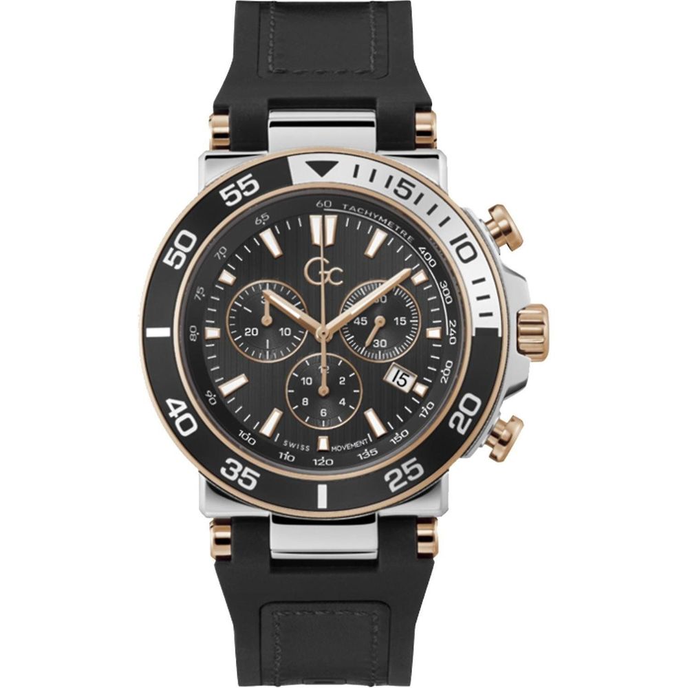 GC Black Synthetic Sport Watch GC