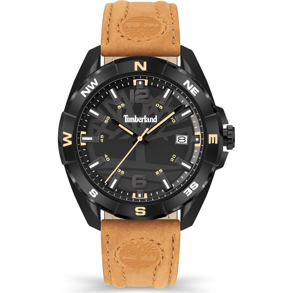 Timberland Brown Leather Dress Watch Timberland