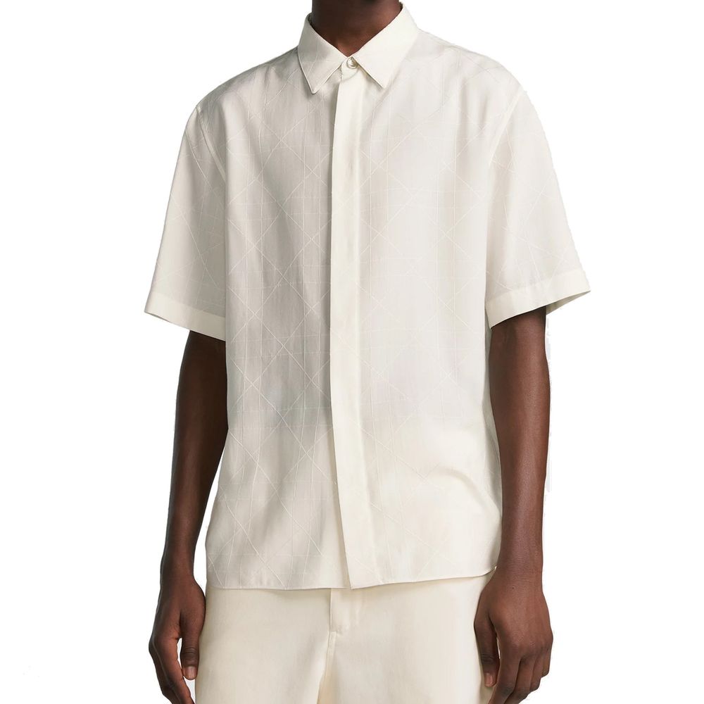 Dior White Lyocell Shortsleeve Shirt