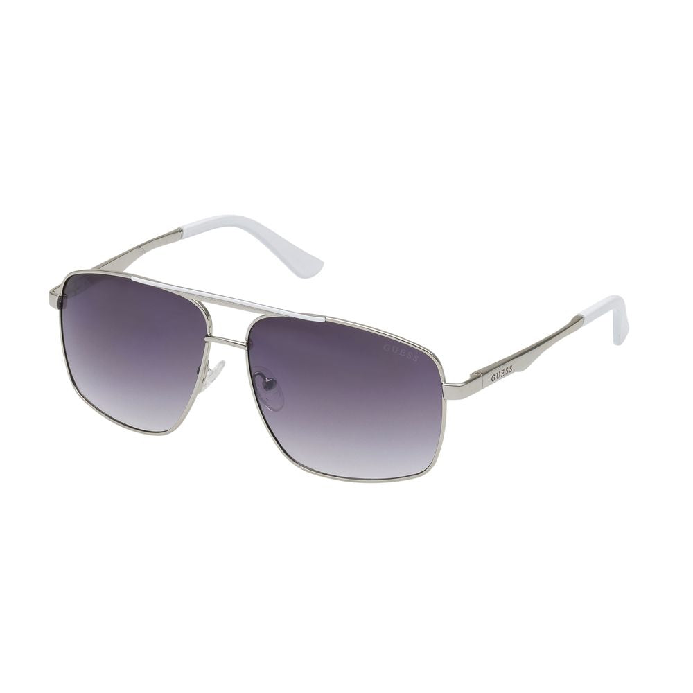 Guess Gray Metal Sunglasses Guess
