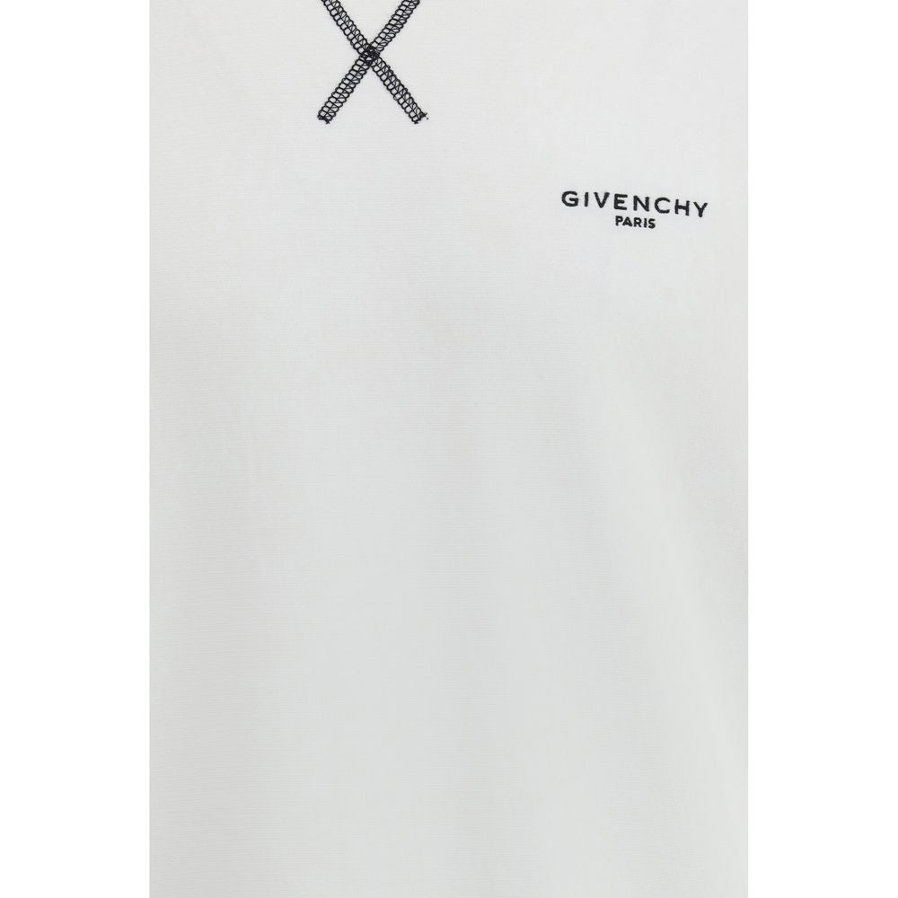 Givenchy White Cotton Sweatshirt - Broken-Luxury
