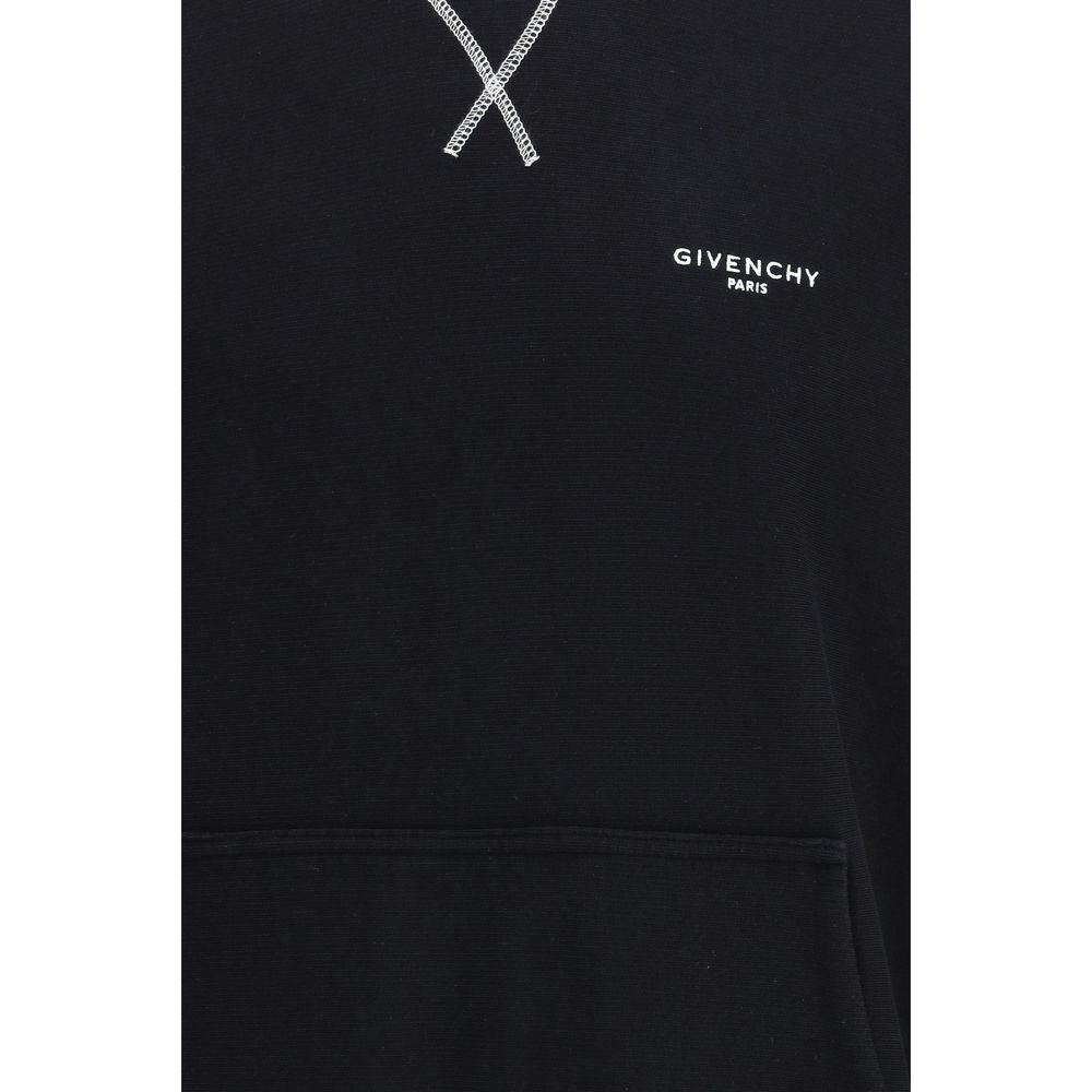 Givenchy Black Cotton Sweatshirt - Broken-Luxury