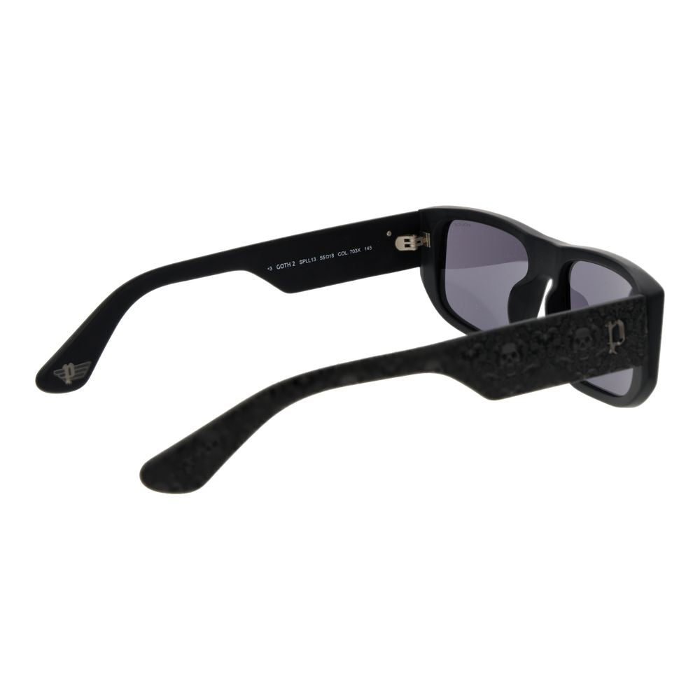 Police Black Cellulose Acetate Sunglasses Police