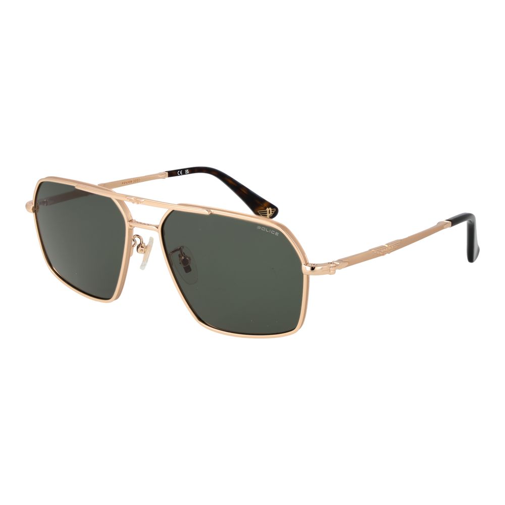 Police Gold Metal Sunglasses Police