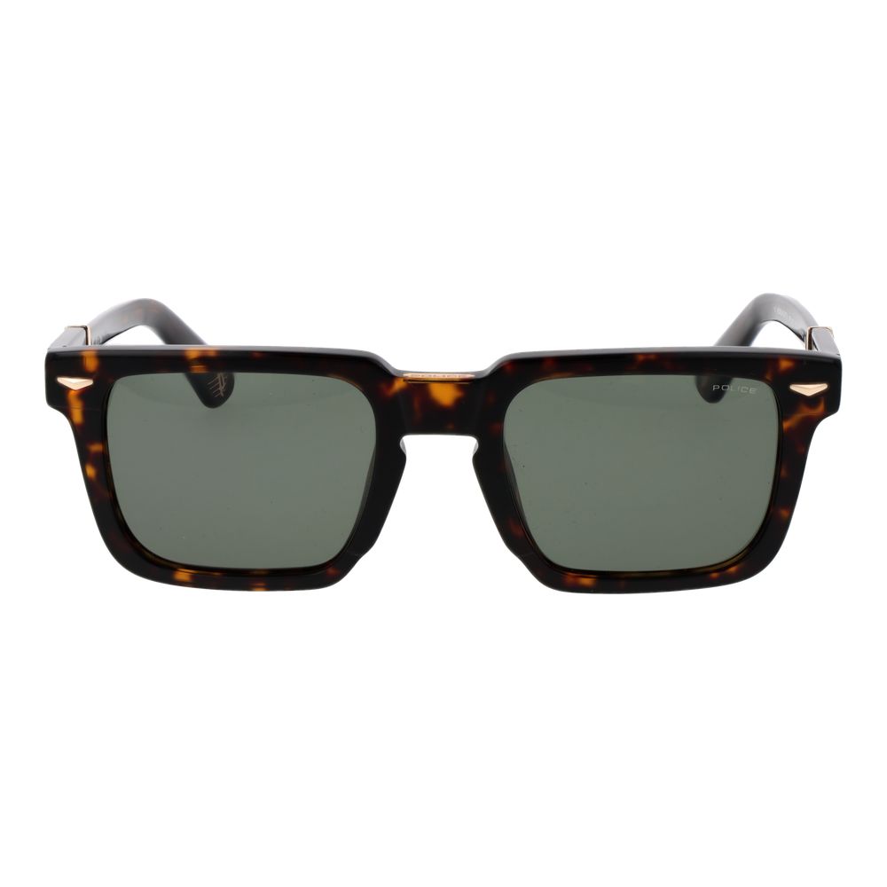 Police Brown Cellulose Acetate Sunglasses Police