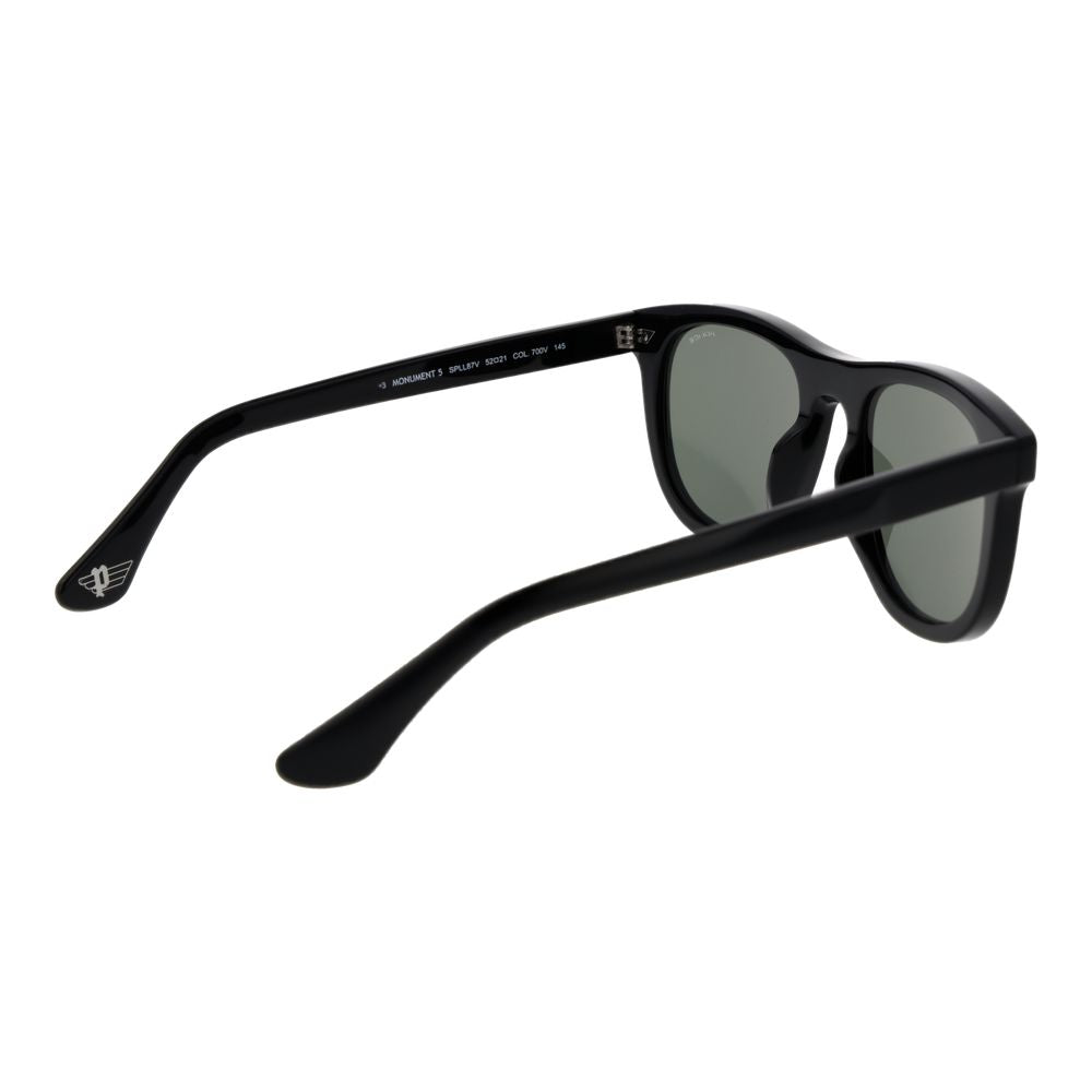 Police Black Cellulose Acetate Sunglasses Police