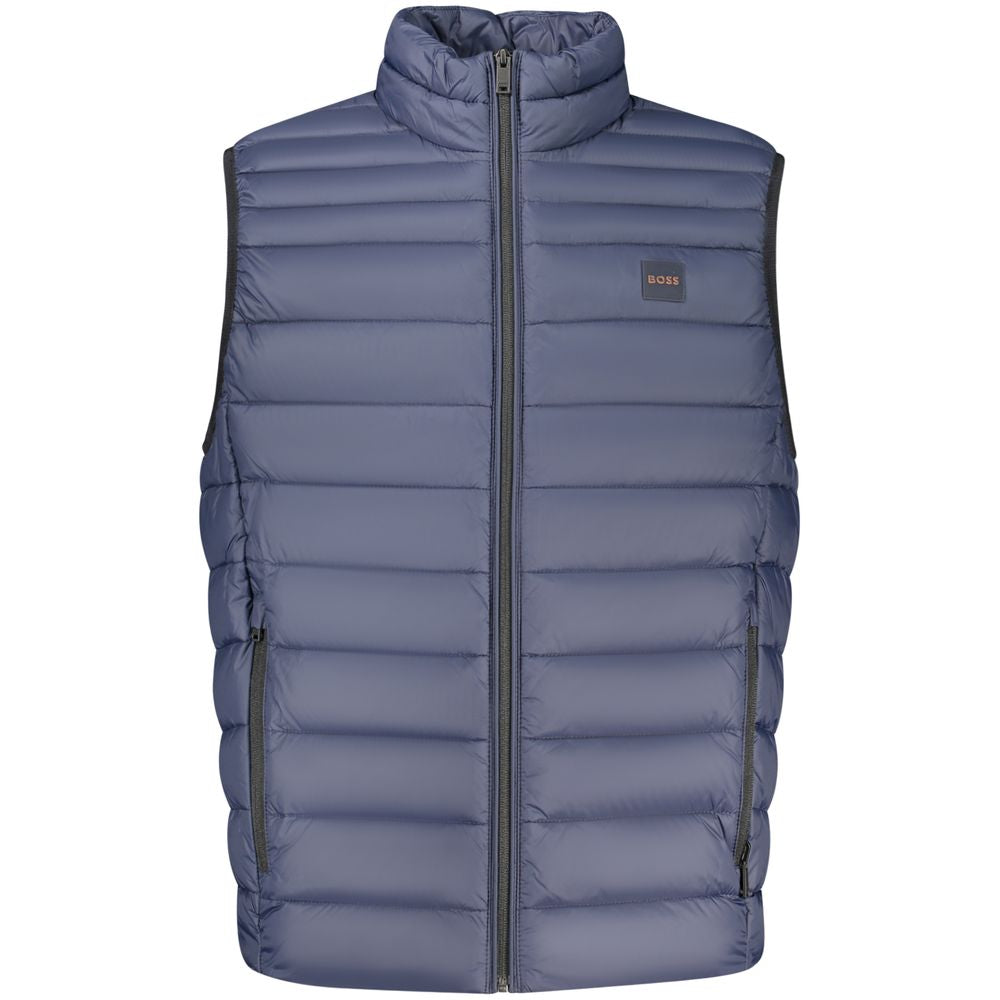 Hugo Boss Blu Poliammide Men Jacket Hugo Boss